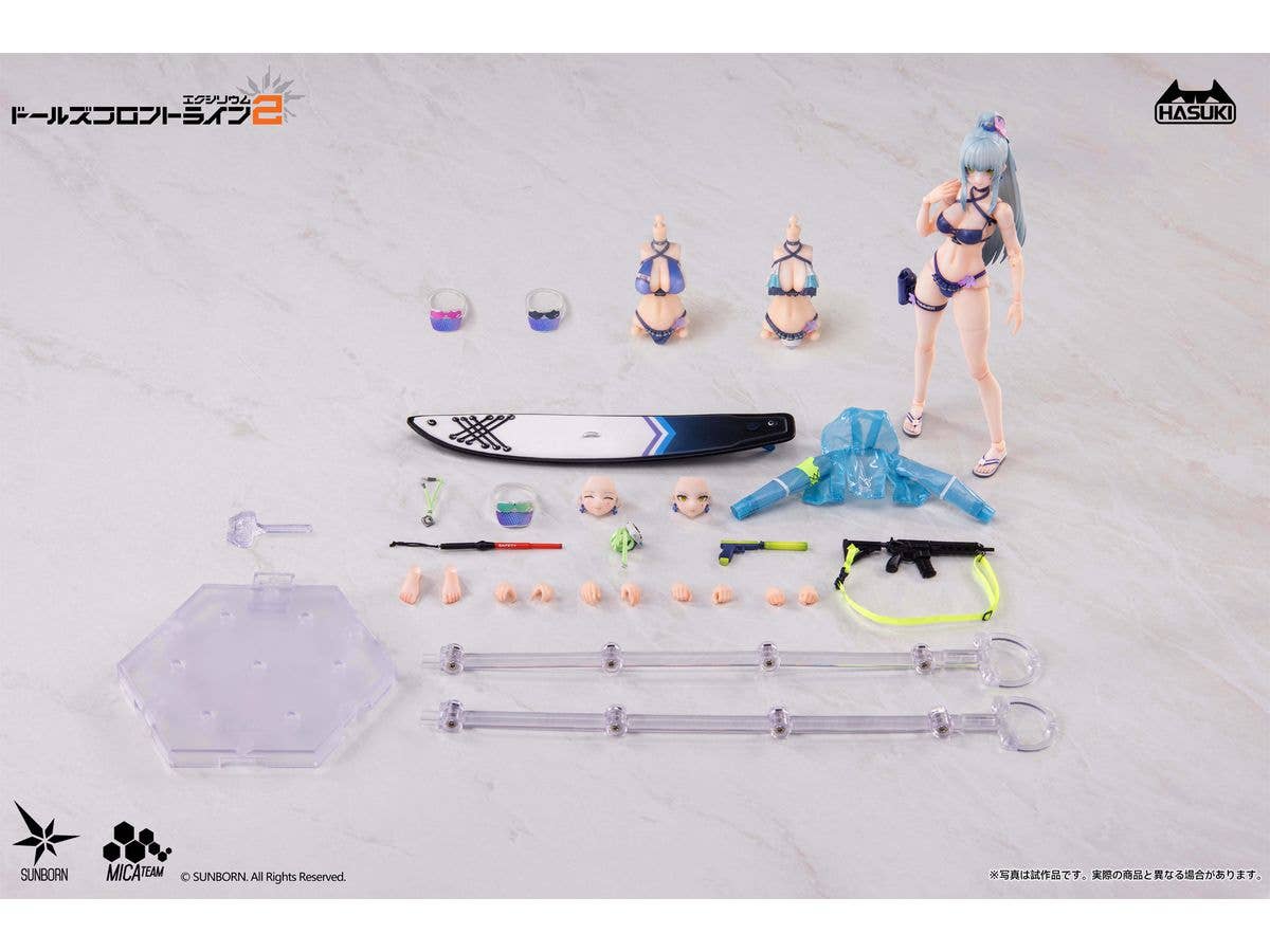 pocket art PA013 Girls' Frontline 2: Exilium Klukai Cerulean Breaker Ver. Deluxe Edition