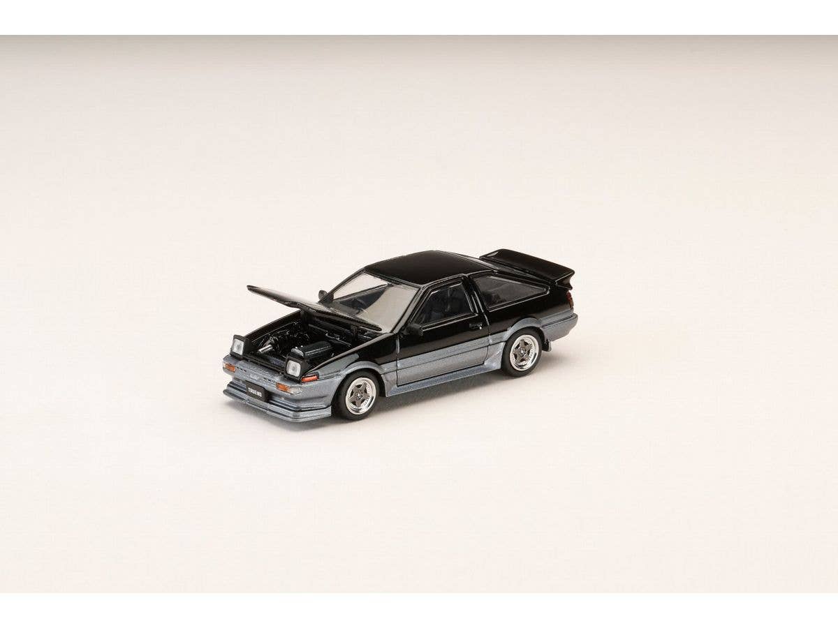 Toyota Sprinter Trueno GT APEX (AE86) Late Model JDM Style Carbon Fiber Hood Black/Gray