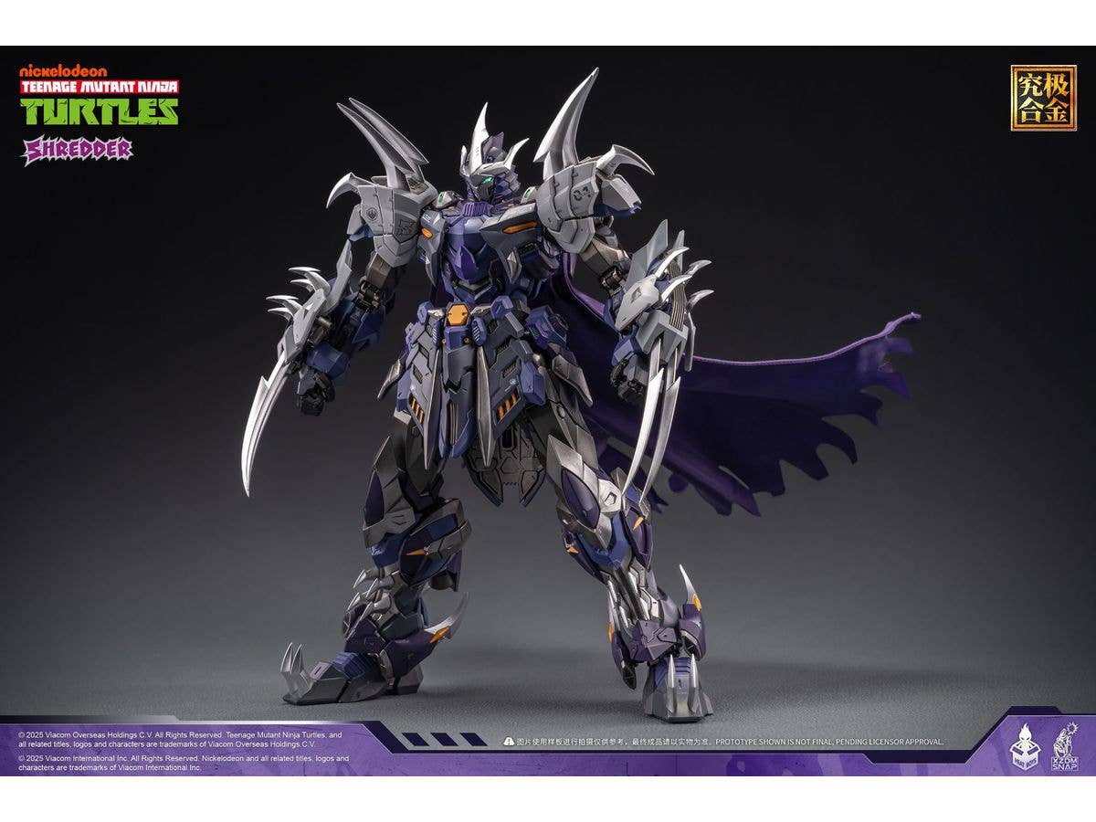 HB0016 Teenage Mutant Ninja Turtles Shredder Alloy Action Figure