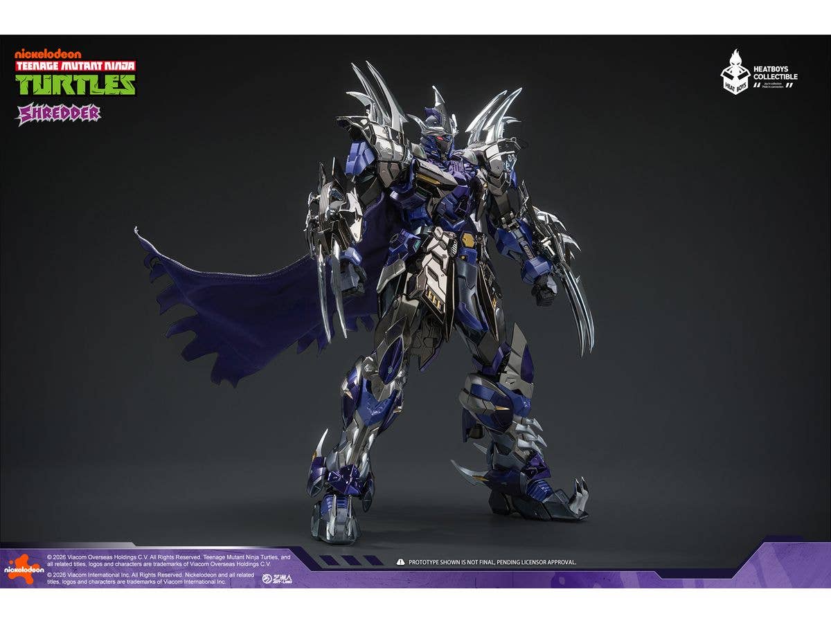 Mechaheat Teenage Mutant Ninja Turtles Shredder Metallic Version