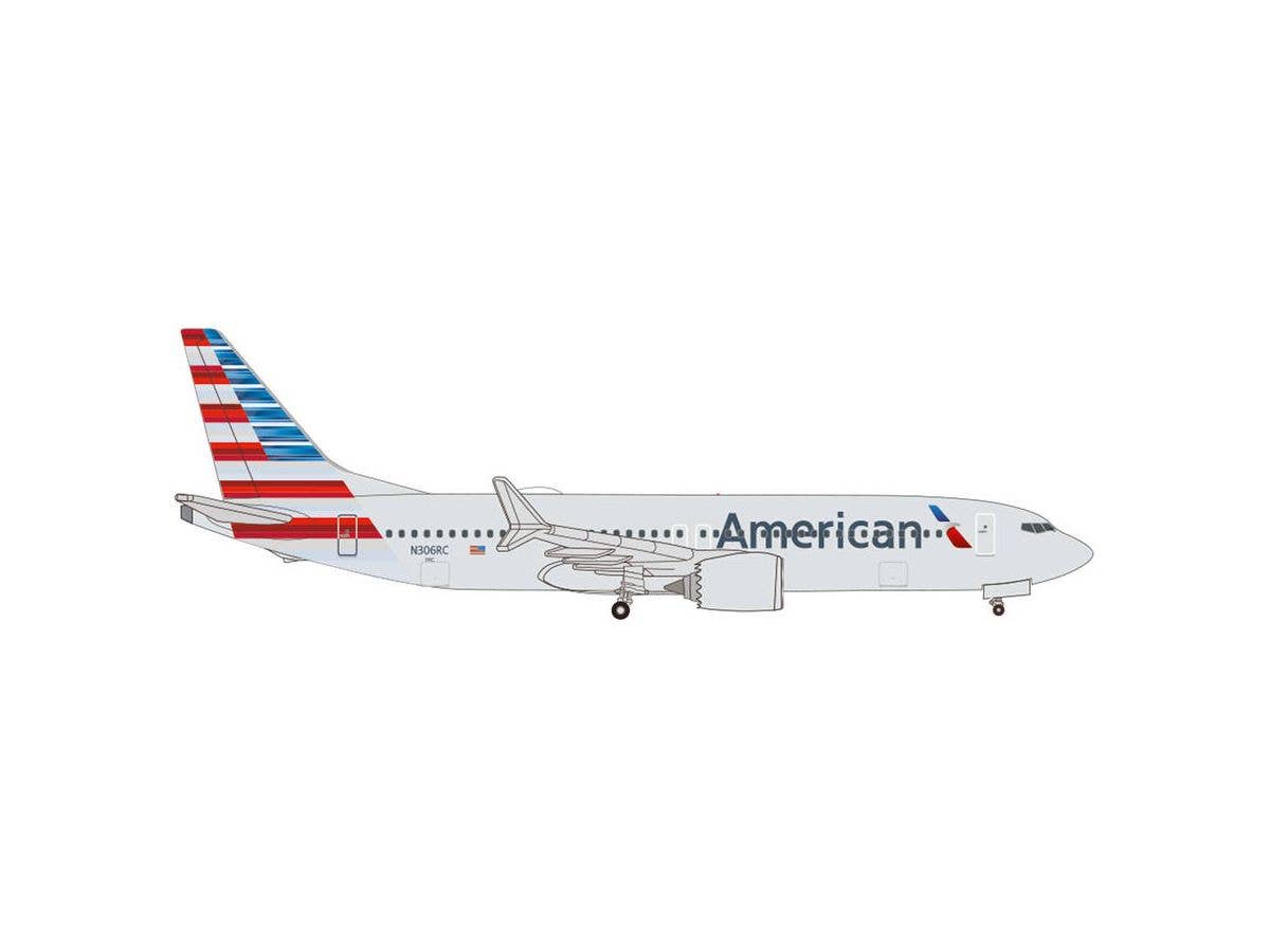 737 Max 8 American Airlines N306Rc