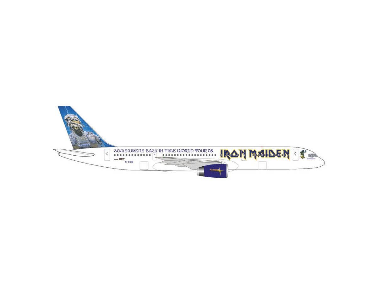 757-200 Iron Maiden (Astraeus Airlines) Ed Force One 2008 G-Ojib