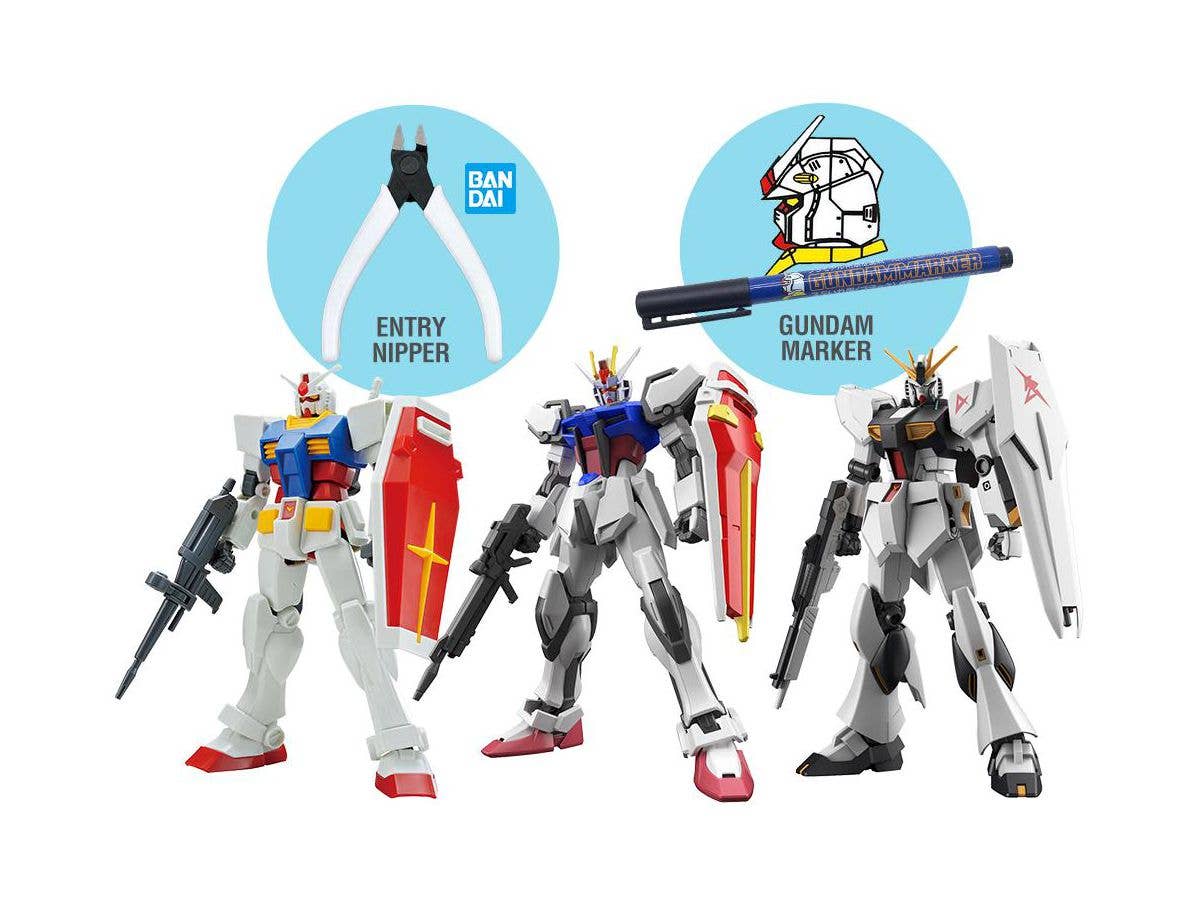 Gundam Entry Grade Boxless Bundle+ A (Cheap to Ship!)
