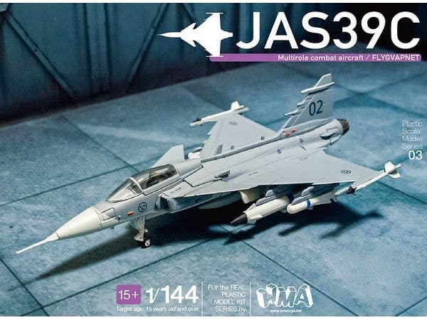 JAS39 Multirole Combat Aircraft / Flygvapnet Plastic Model Kit (Renewal Version)