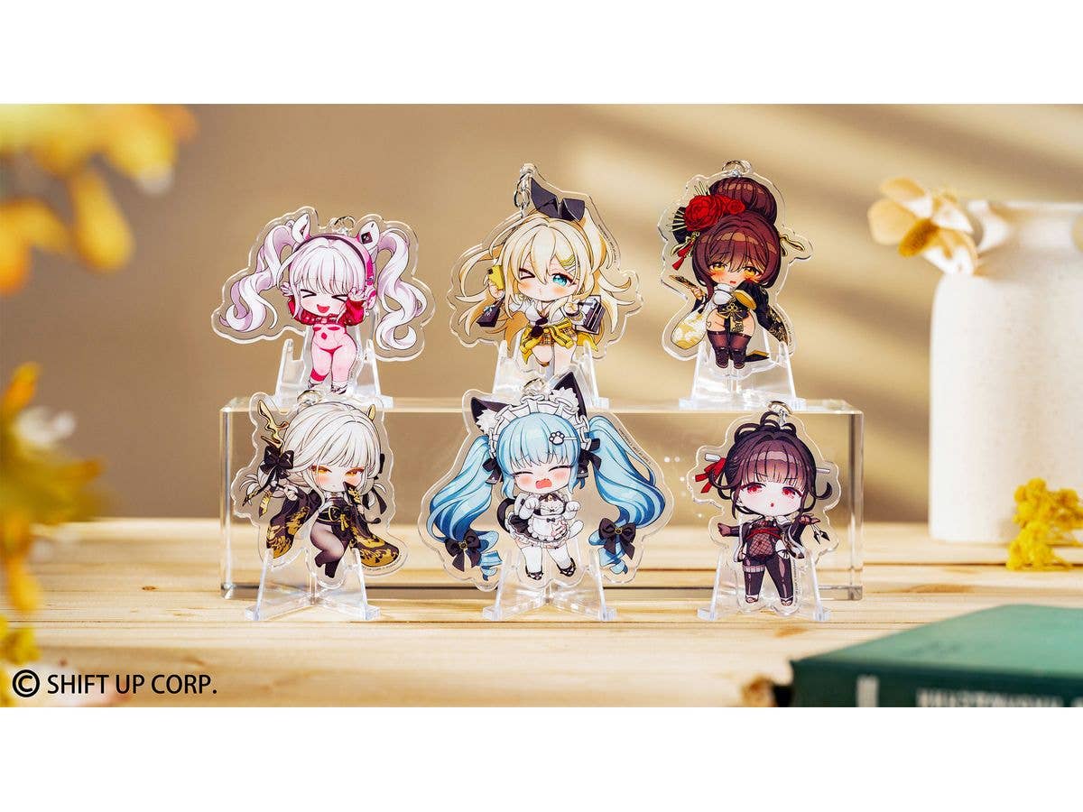 Goddess of Victory: Nikke Chibi Chara Trading Acrylic Keychain: 1Box (6pcs)