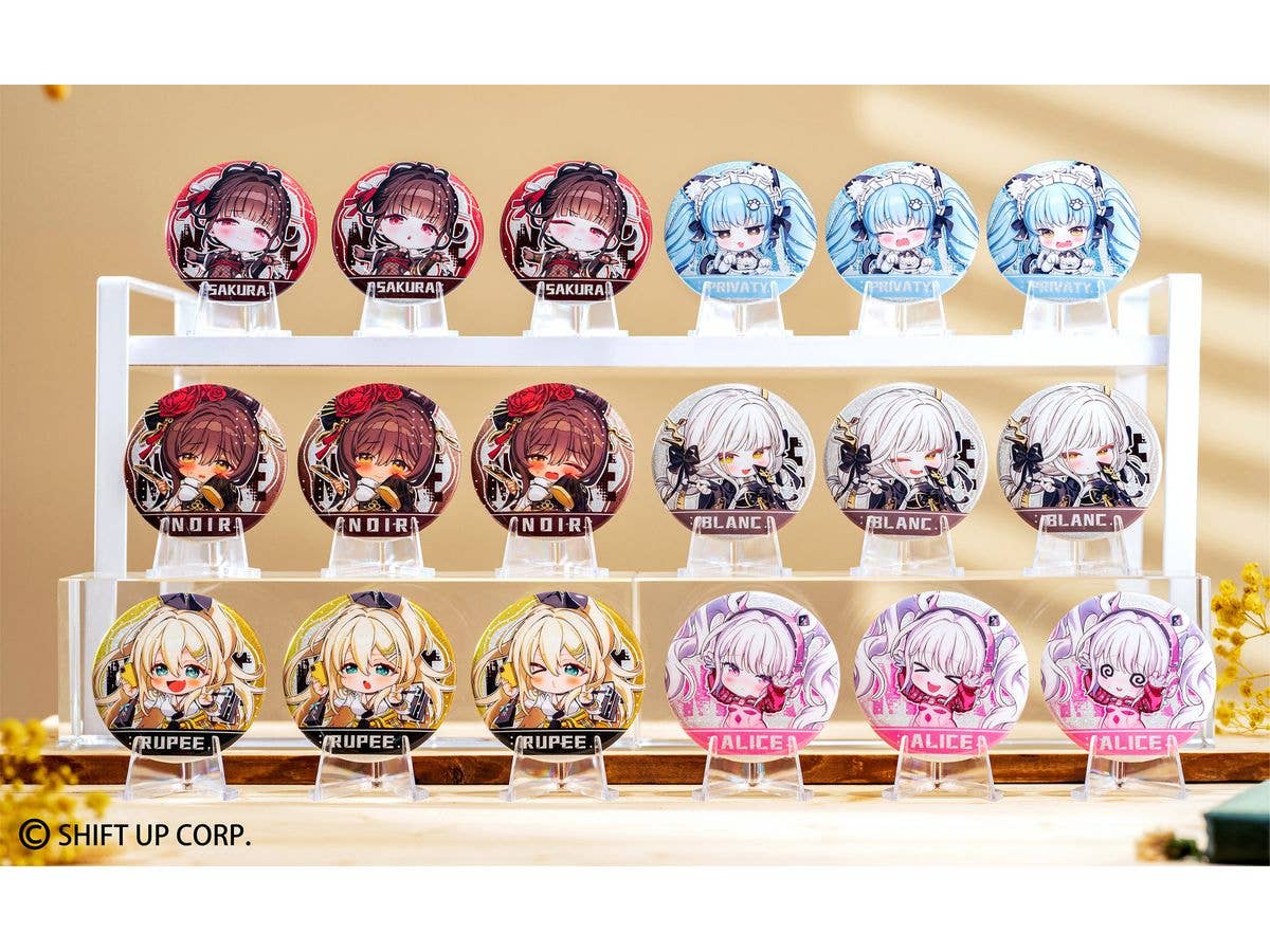 Goddess of Victory: Nikke Chibi Chara Trading Can Badge: 1Box (18pcs)
