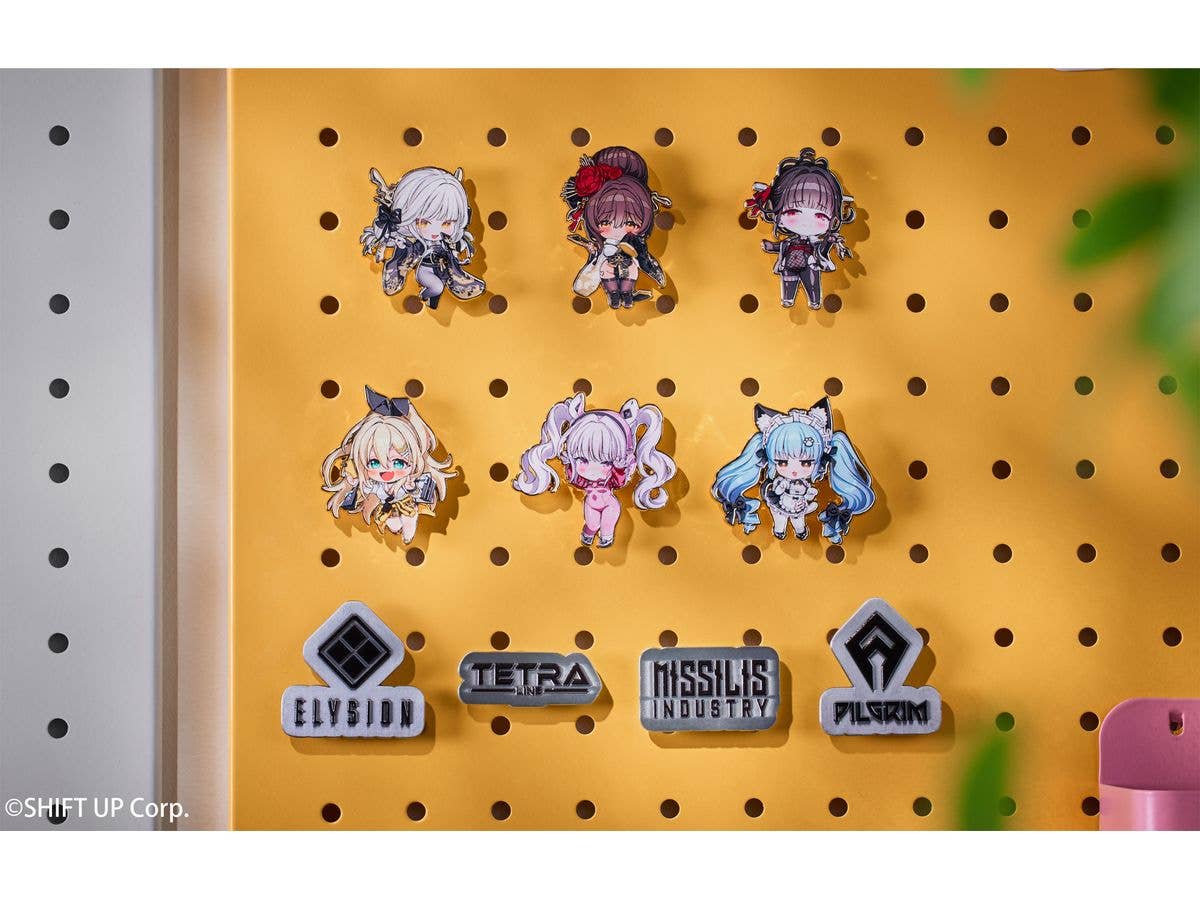 Goddess of Victory: Nikke Chibi Chara Trading Pin Badge: 1Box (10pcs)
