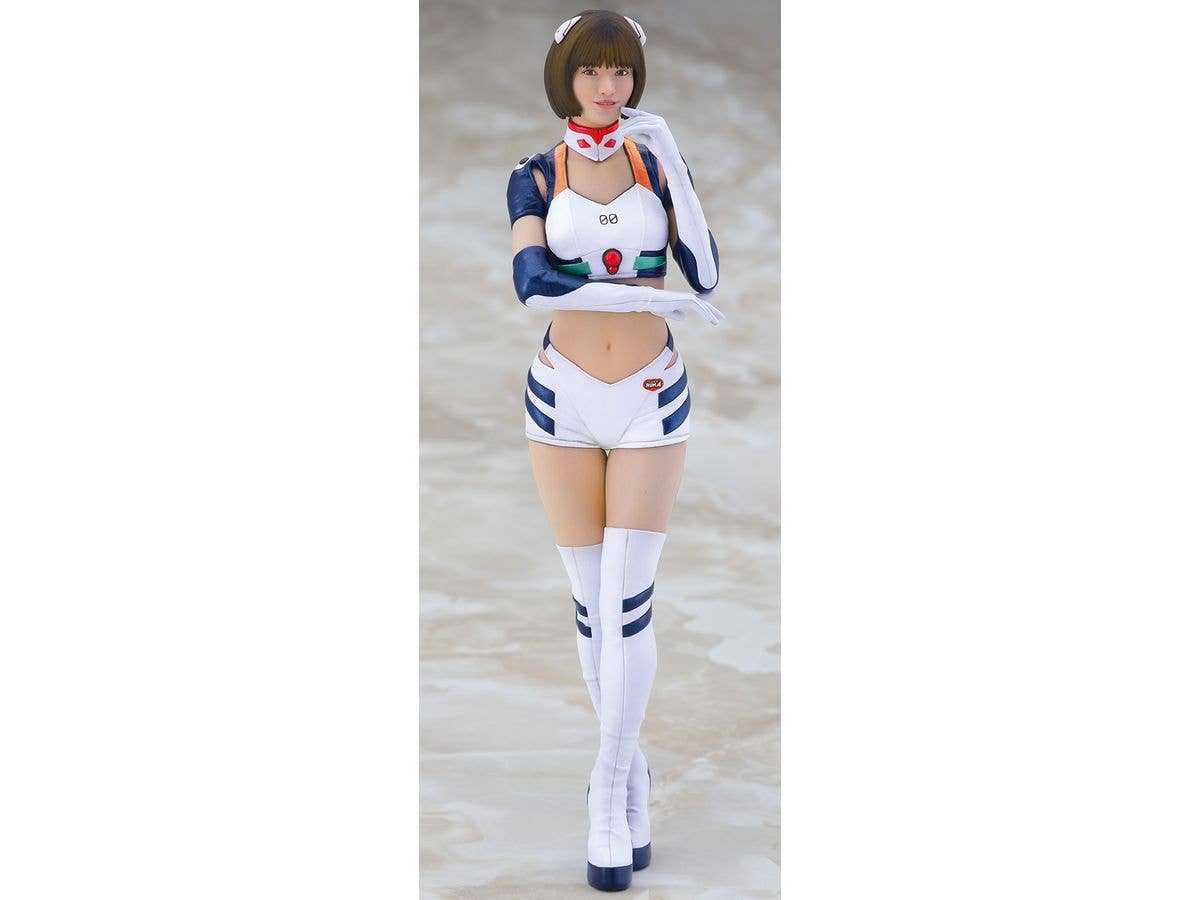 12 Real Figure Collection EVANGELION Racing Circuit Mate Reika Fujishiro / Rei Ayanami
