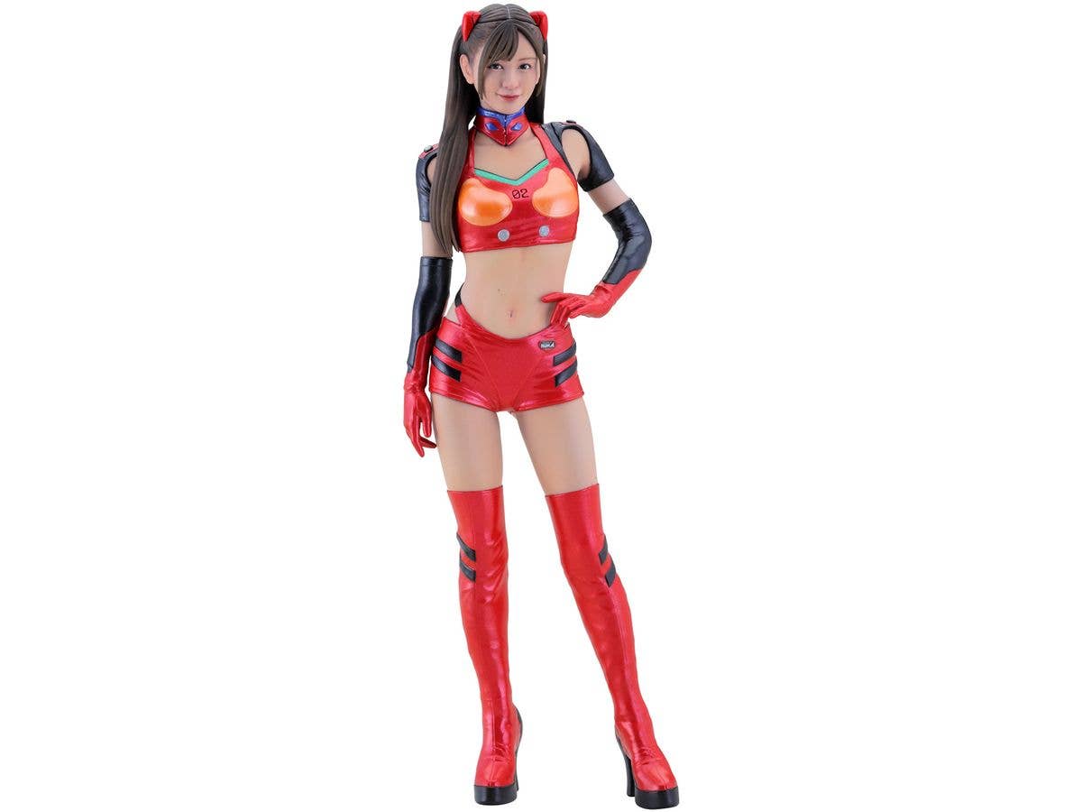 12 Real Figure Collection EVANGELION Racing Circuit Mate Momo Togawa / Shikinami Asuka Langley