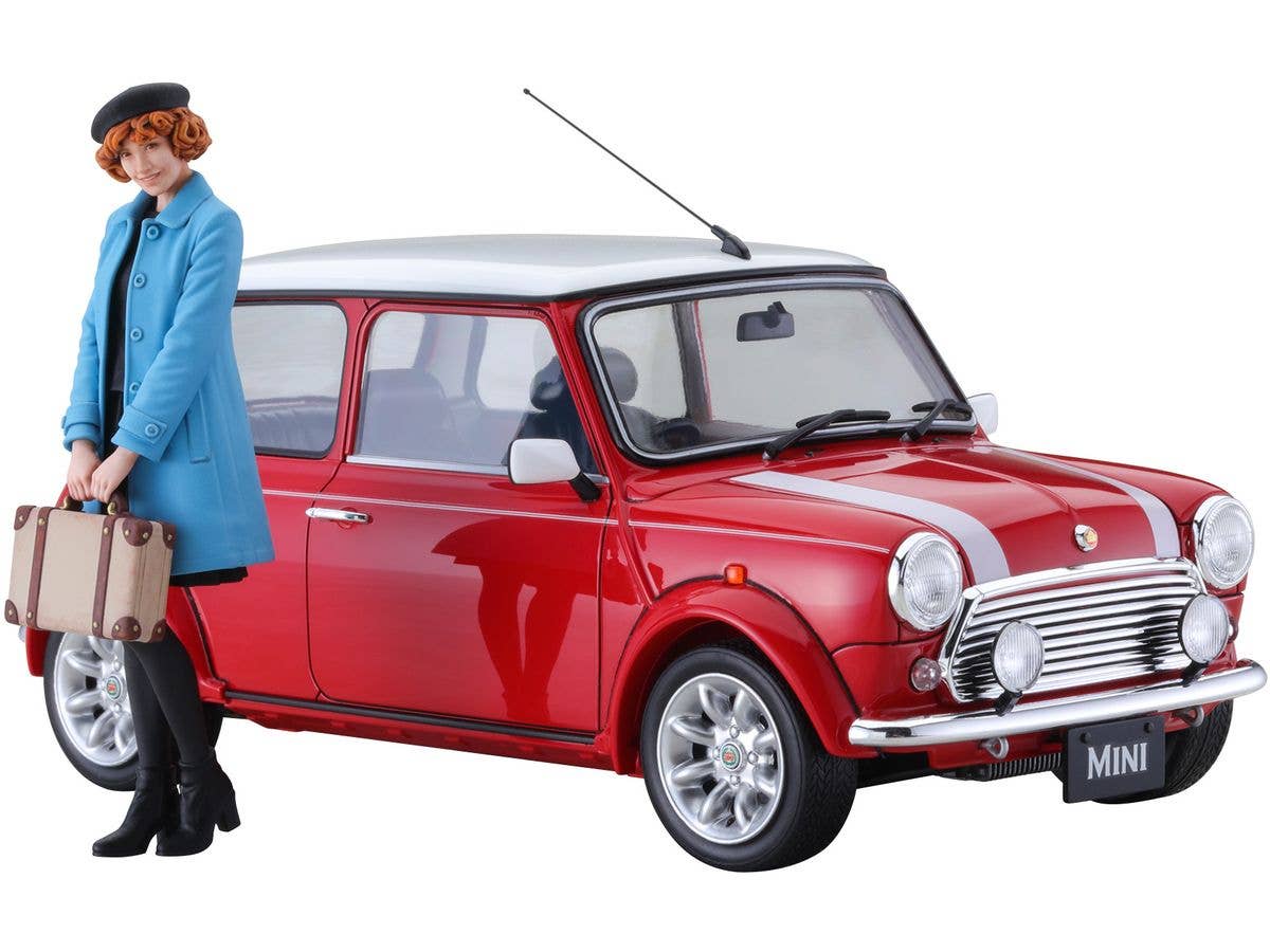 Mini Cooper w/Girl Figure
