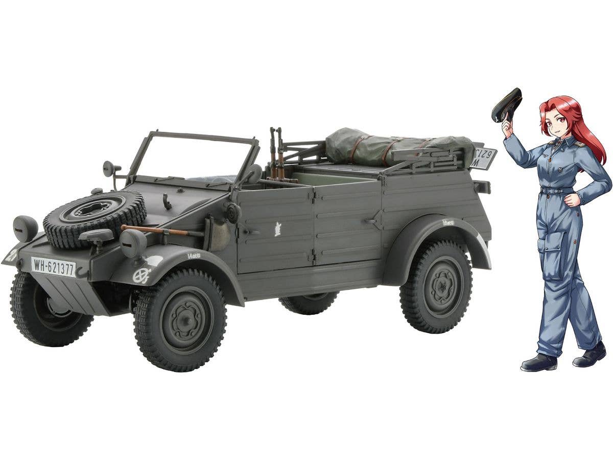 Pkw.K1 Kubelwagen Type 82 Early Model Mikumo Shiranagi w/Figure