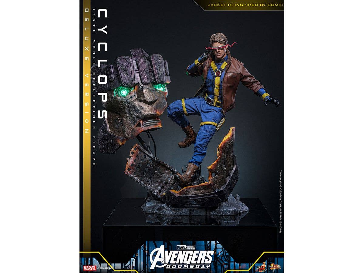 Movie Masterpiece - Fully Poseable Figure: Avengers: Doomsday - Cyclops (Deluxe Version)