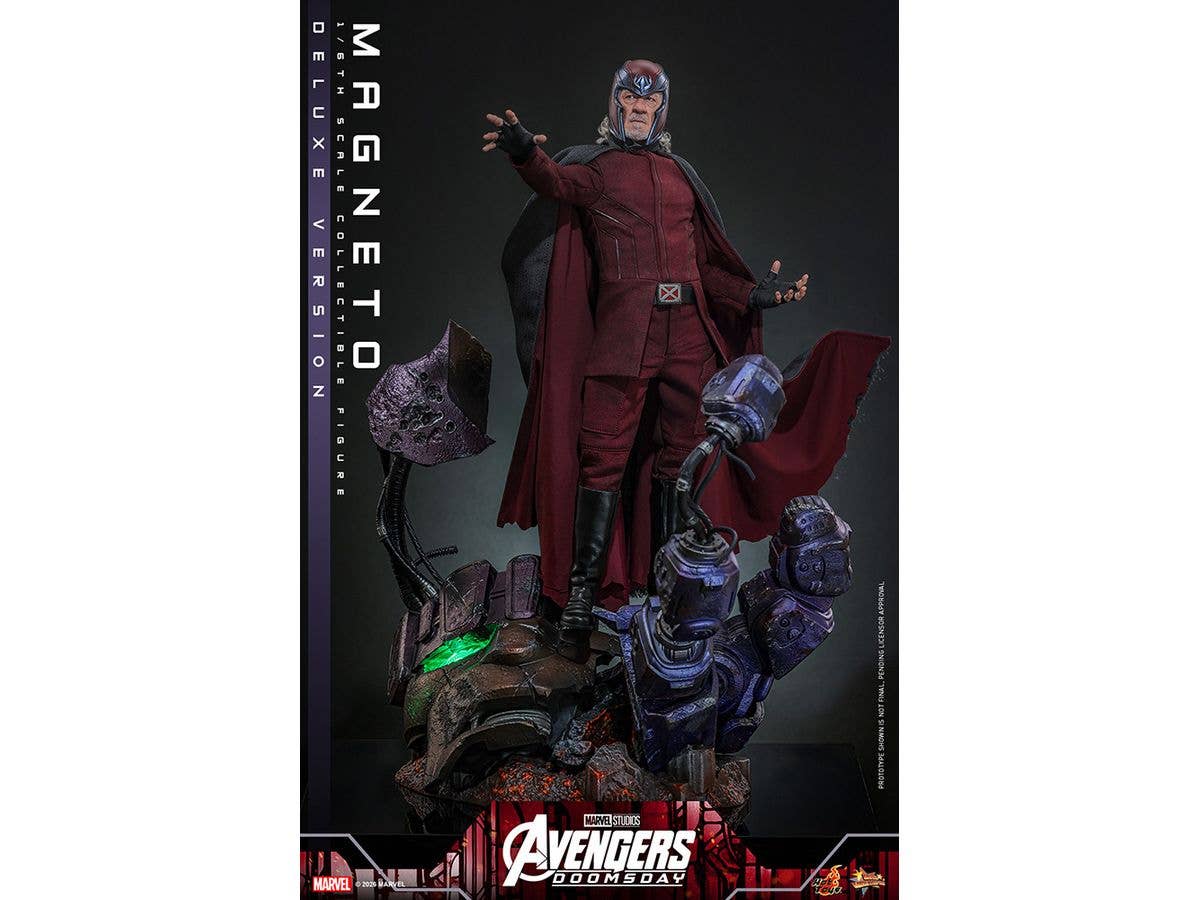 Movie Masterpiece - Fully Poseable Figure: Avengers: Doomsday - Magneto (Deluxe Version)
