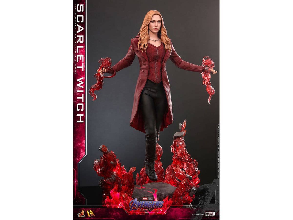 Movie Masterpiece Deluxe - Fully Poseable Figure: Avengers: Endgame - Scarlet Witch