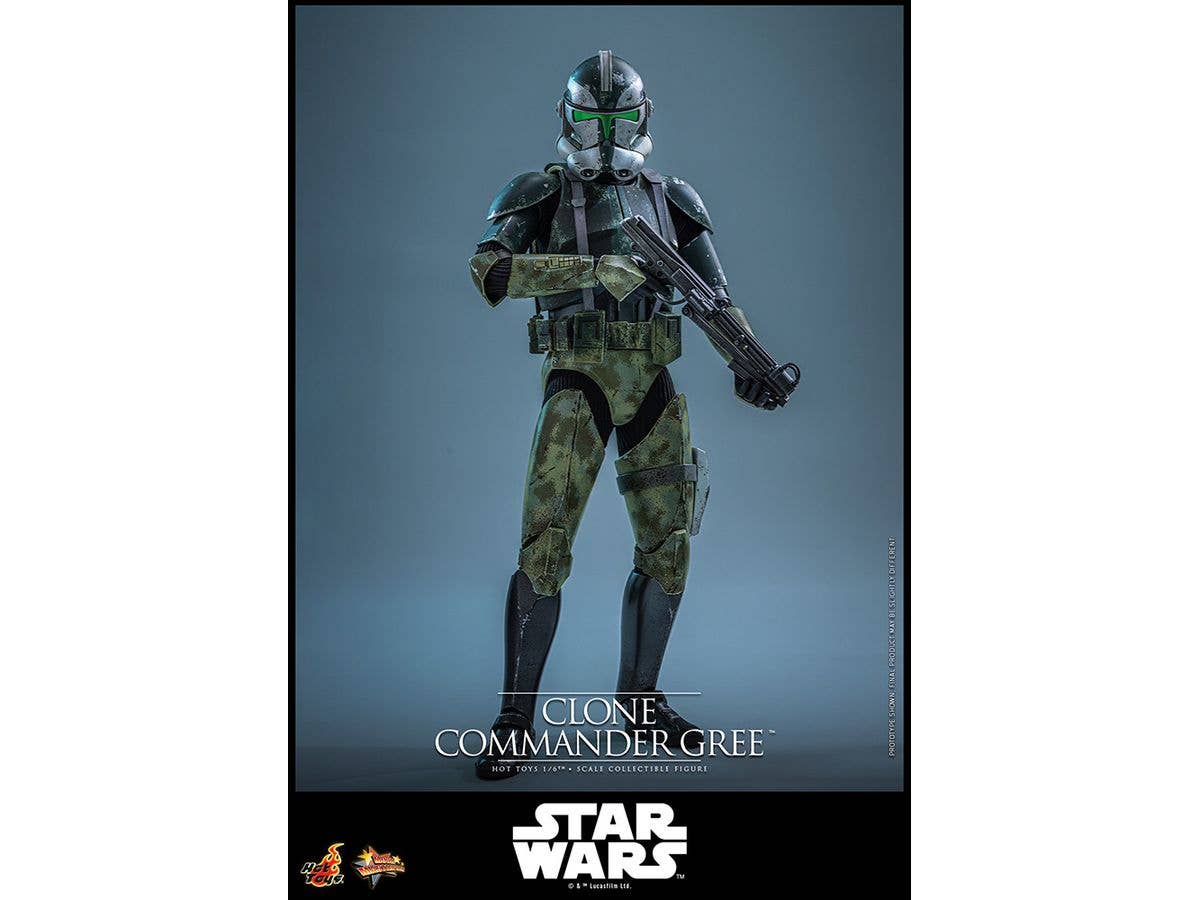 Movie Masterpiece - Fully Poseable Figure: Star Wars: Revenge of the Sith - Clone Commander Gree
