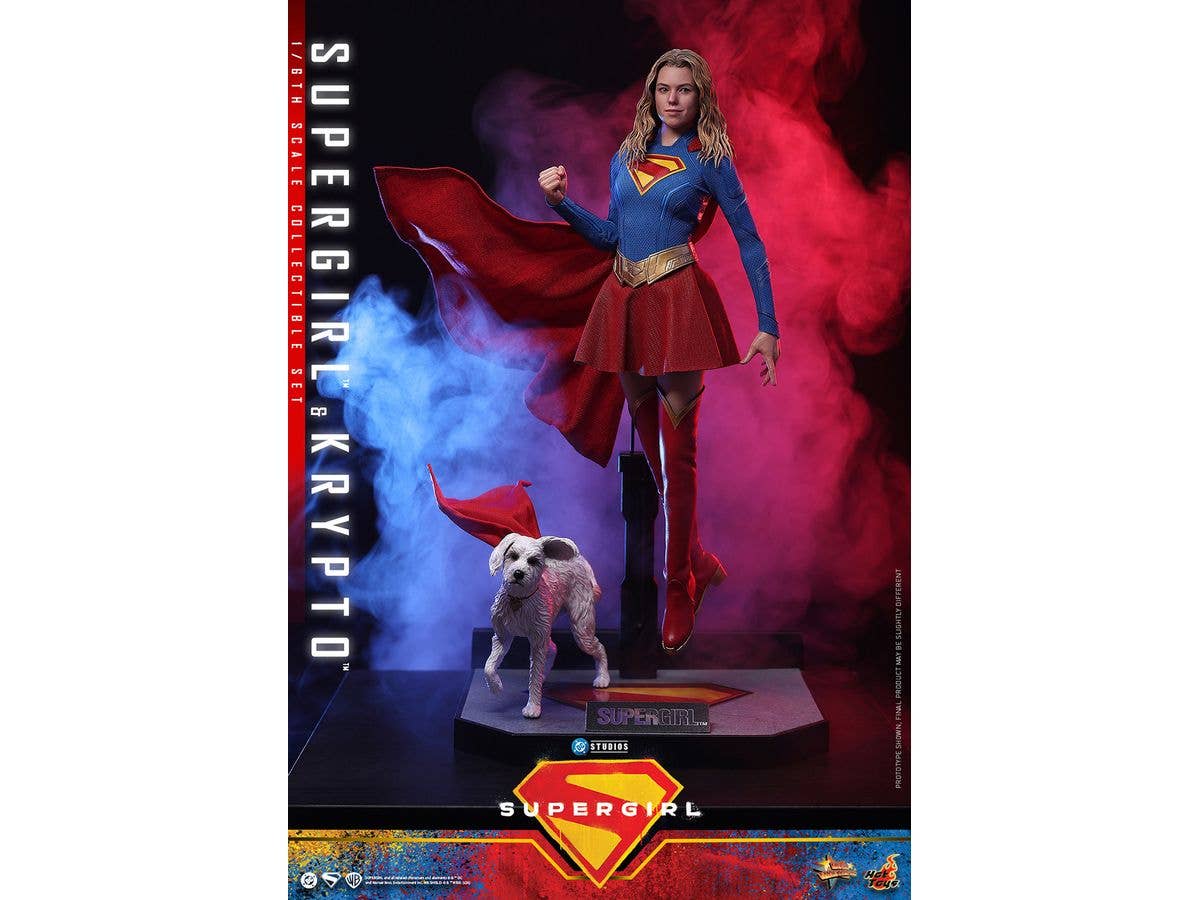 Movie Masterpiece - Fully Poseable Figure: Supergirl - Supergirl & Krypto
