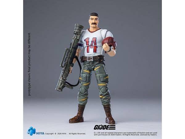 HIYA Exquisite Mini Series 4.3 Inch G.I. Joe BAZOOKA Tiger Force Version Action Figure