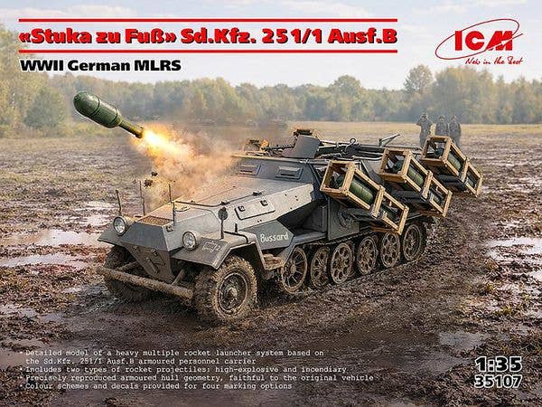 Stuka zu Fuss Sd.Kfz. 251/1 Ausf.B, WWII German MLRS