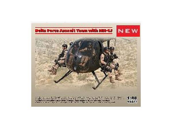 Delta Force Assault Team with MH-6J