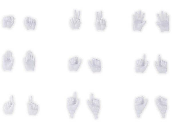 Megami Device M.S.G 09 Hand Set Skin Color White