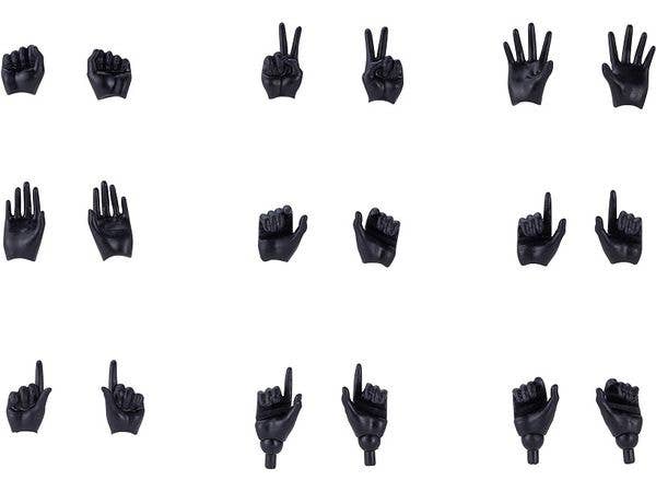 Megami Device M.S.G 09 Hand Set Skin Color Black