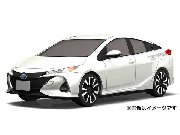 Mini-Z FWD Toyota Prius PHV White Pearl Crystal Shine Ready Set MA-03F