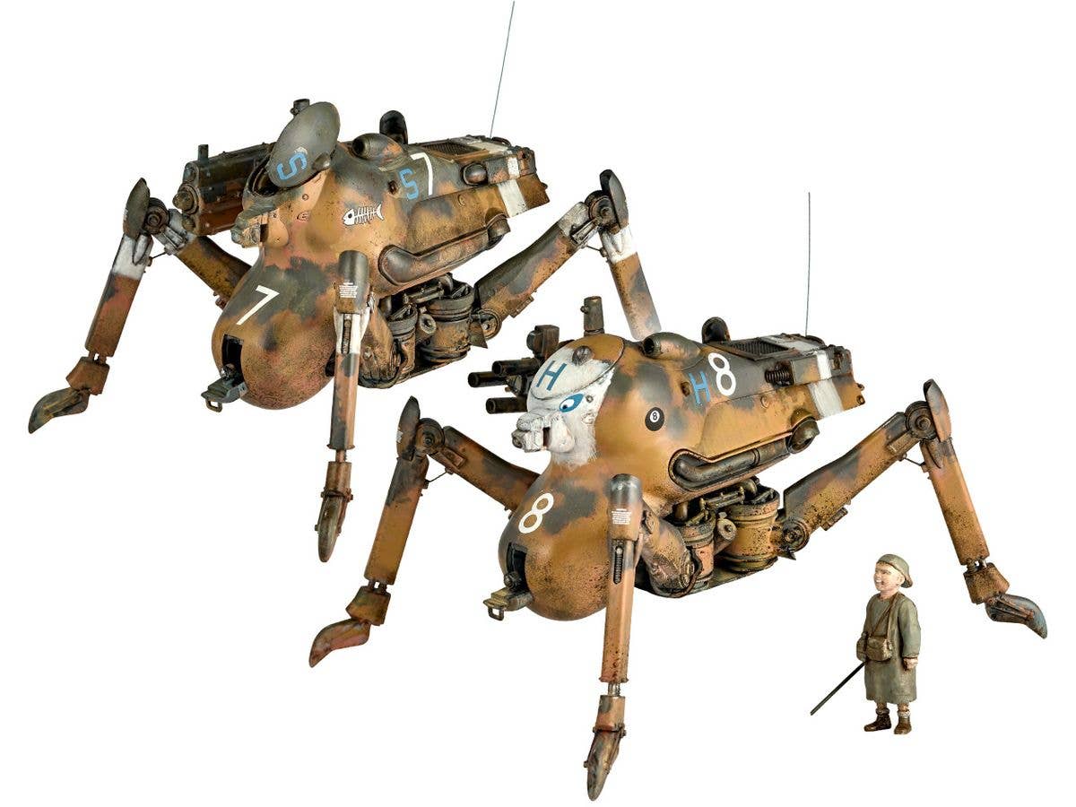 ARTPLA Maschinen Krieger H.A.F.S. Gladiator & Smile Eddie Amsel