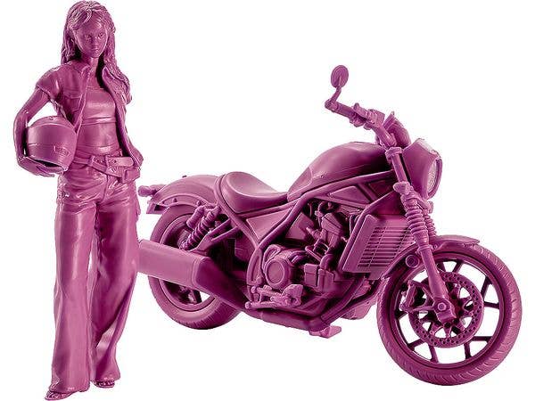 PLAMAX MF-101 Rider's portrait Honda Rebel 1100 Wine Red