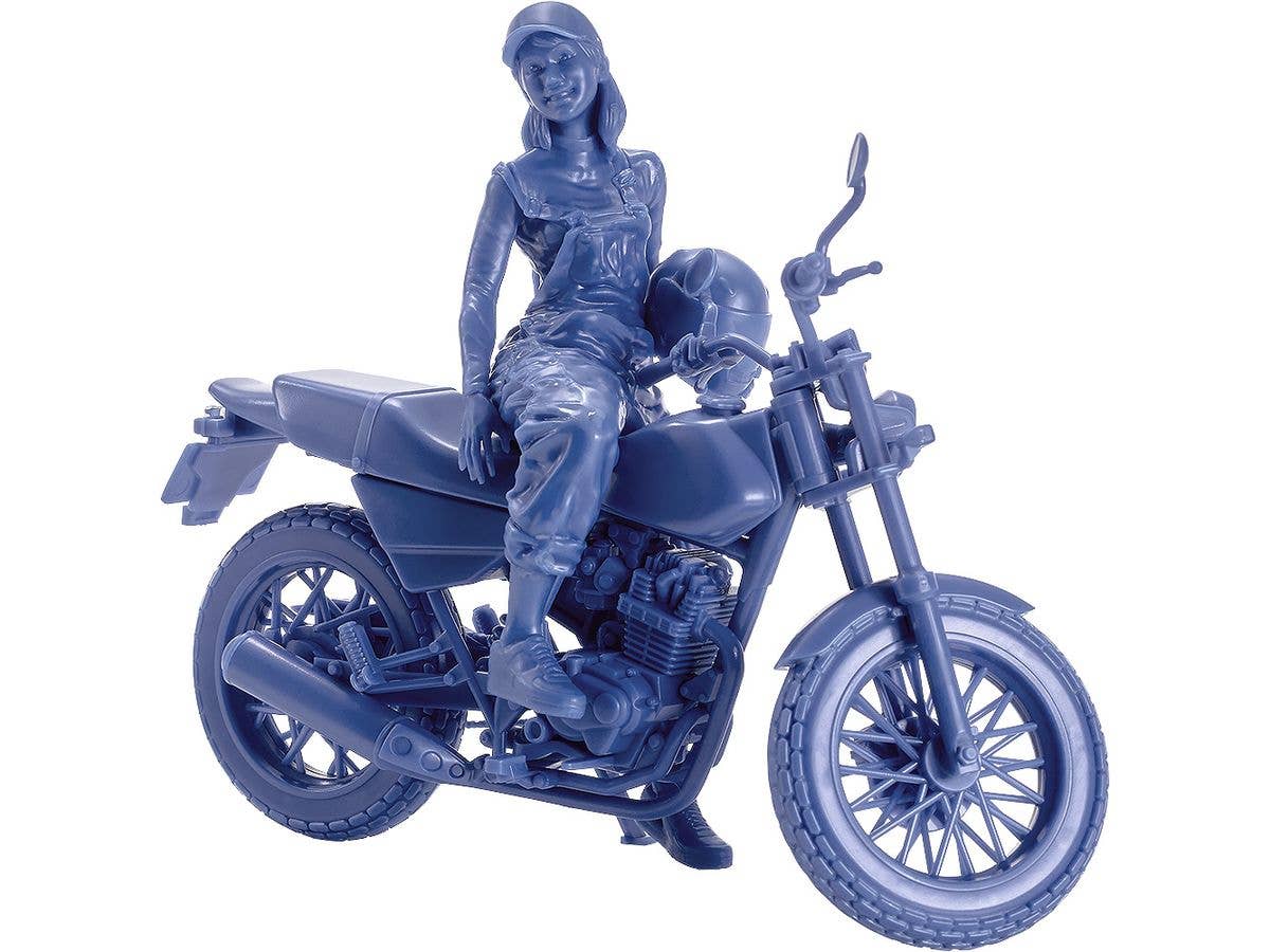 PLAMAX MF-103 Rider's portrait Honda FTR 223 Blue