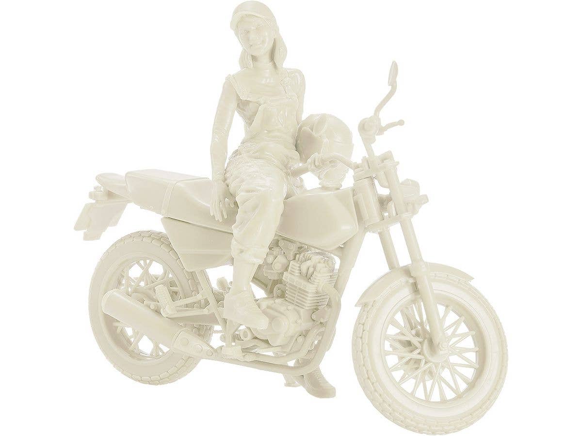 PLAMAX MF-103 Rider's portrait Honda FTR 223 White