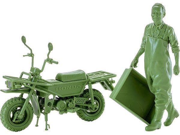 PLAMAX MF-104 Rider's portrait Honda MOTRA Green
