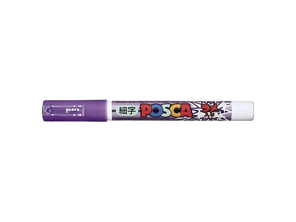 POSCA Fine Print Glitter Violet