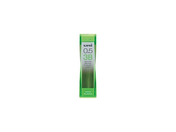 Uni Nano Dia Mechanical Pencil Refill 0.5mm 3B