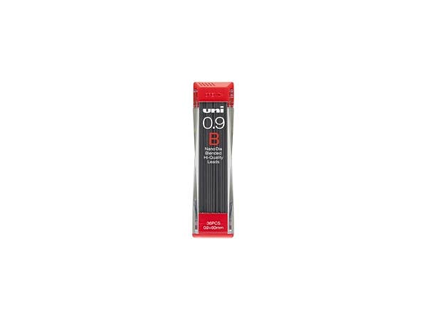 Uni Nano Dia Mechanical Pencil Refill 0.9mm B