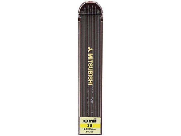 Uni Lead Holder Mechanical Pencil Refill 2.0mm 3B