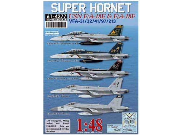 (61-4277) USN F/A-18E & F/A-18F Super Hornet VFA-31/32/41/97/213 Decal Set