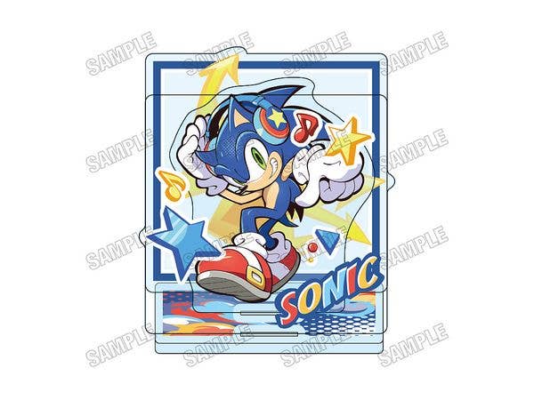 Sonic the Hedgehog: Original Mini Acrylic Diorama 1. Sonic
