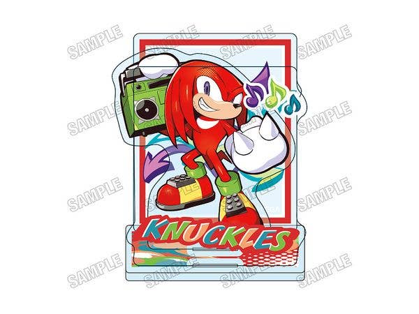 Sonic the Hedgehog: Original Mini Acrylic Diorama 4. Knuckles
