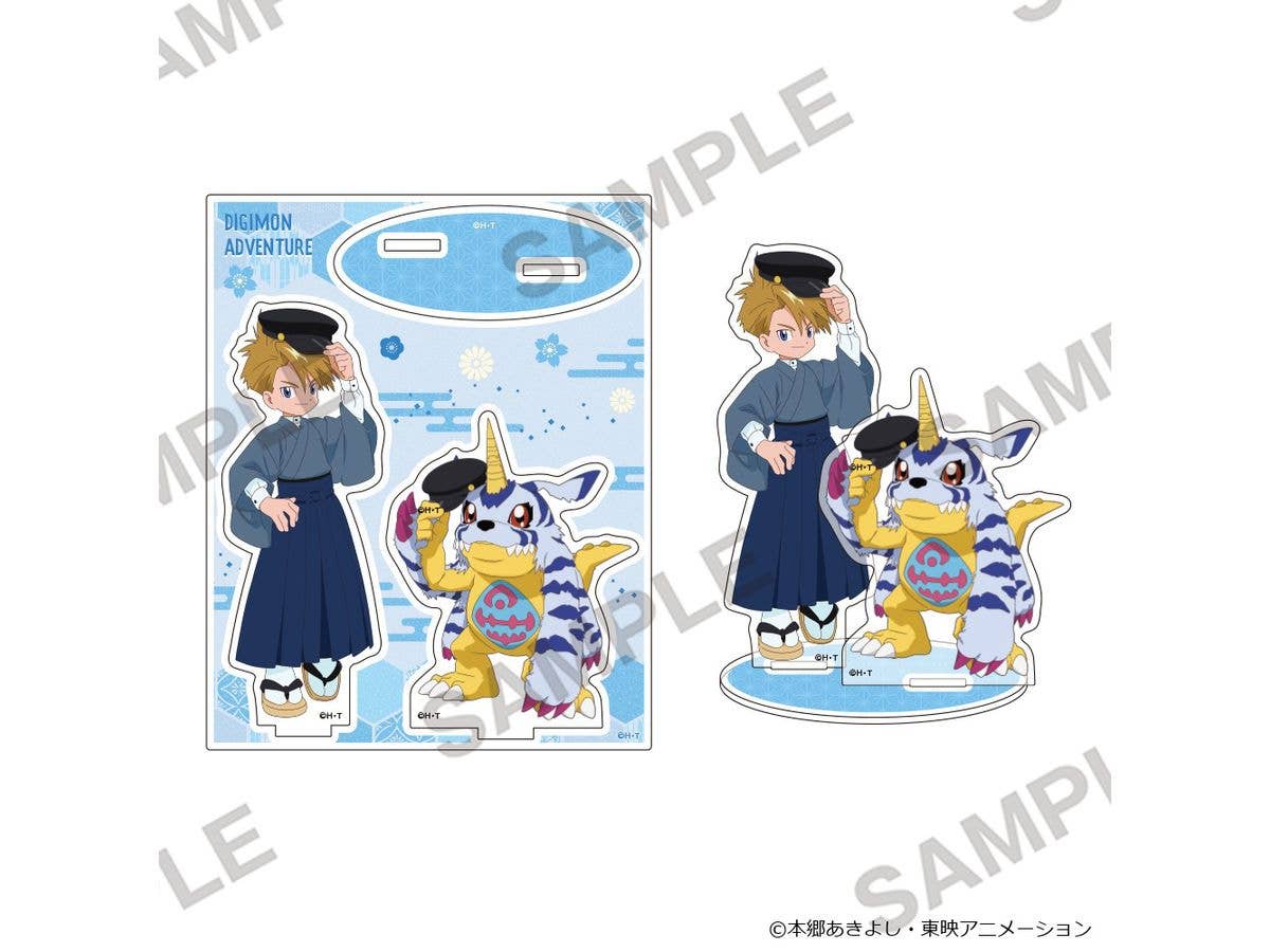 Digimon Adventure: Acrylic Stand - Japanese Modern Ver. - Yamato Ishida & Gabumon