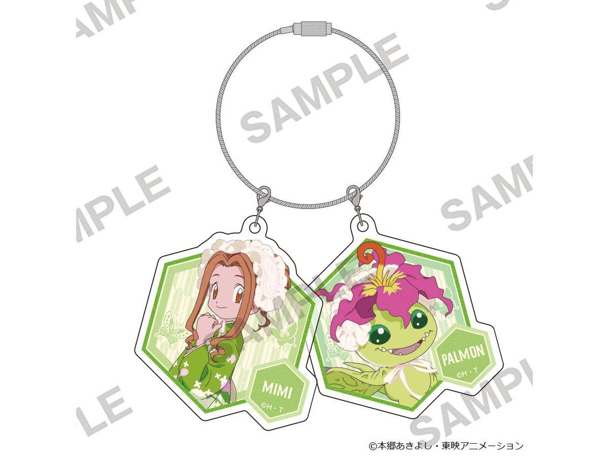 Digimon Adventure: Double Pair Acrylic Keychain - Japanese Modern Ver. - Mimi Tachikawa & Palmon