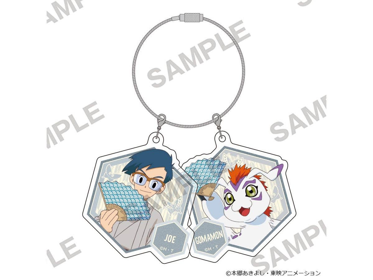 Digimon Adventure: Double Pair Acrylic Keychain - Japanese Modern Ver. Joe Kido & Gomamon
