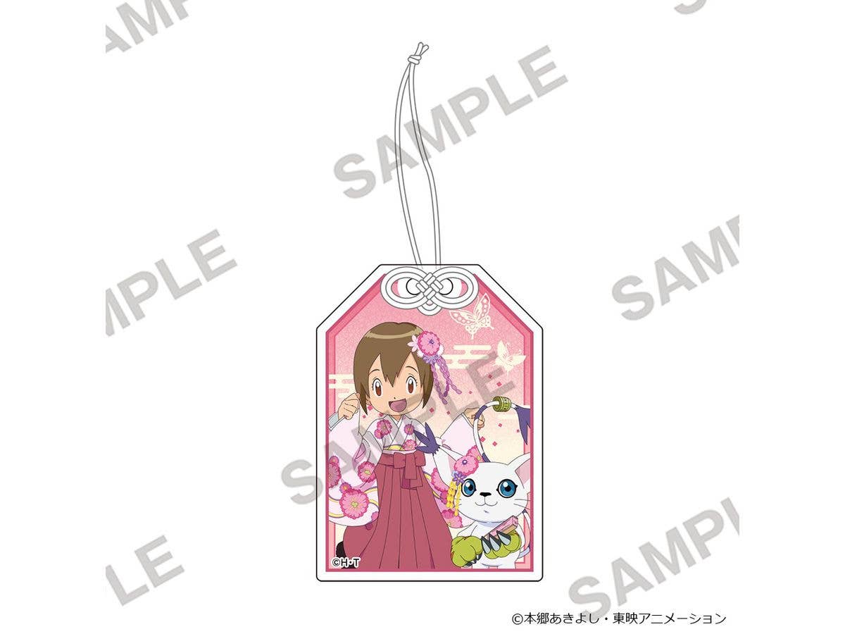 Digimon Adventure: Acrylic Charm Keychain - Hikari Yagami & Tailmon
