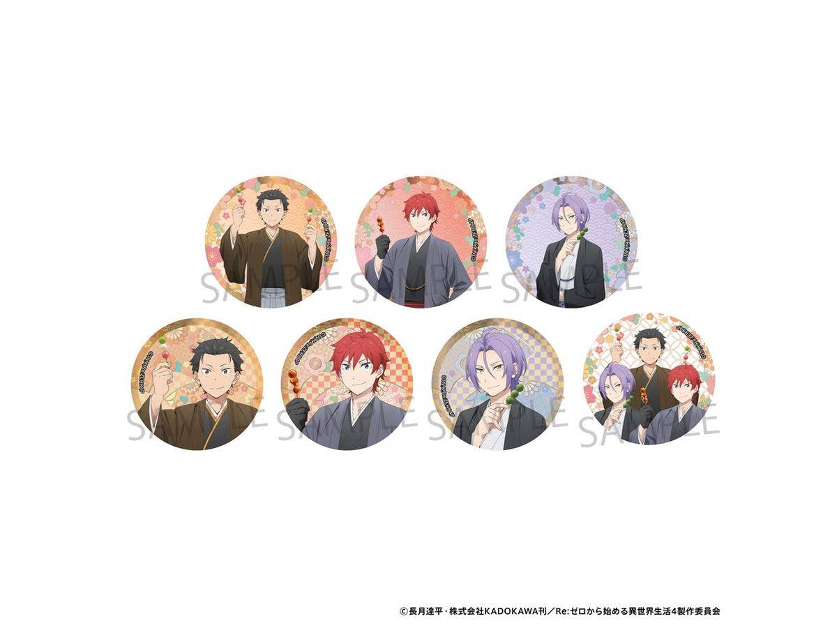Re:Zero Starting Life in Another World: Trading Can Badge (Traditional Japanese Attire Ver.)