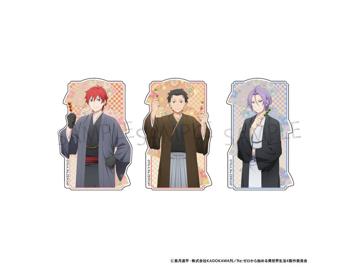 Re:Zero Starting Life in Another World: Sticker Set (Traditional Japanese Attire Ver.)
