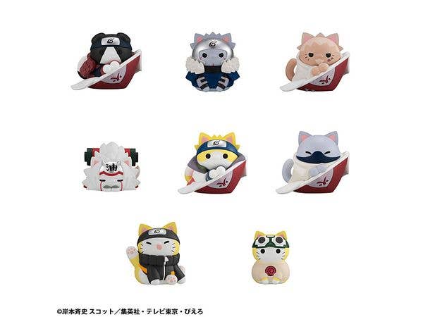 Mega Cat Project Naruto Shippuden Nyaruto! Master-Disciple Bond Arc: 1Box (8pcs) (Reissue)