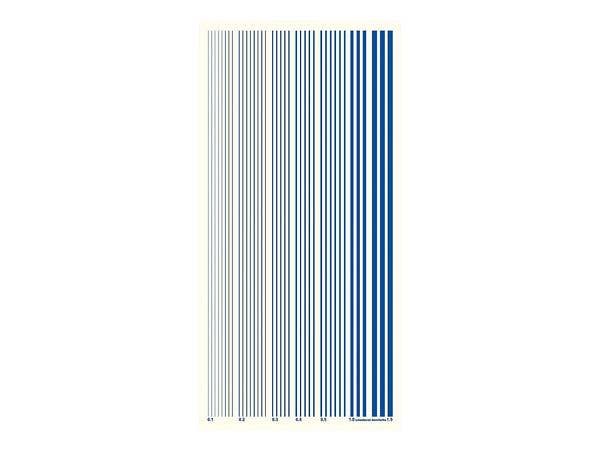 Color Line Decal Blue