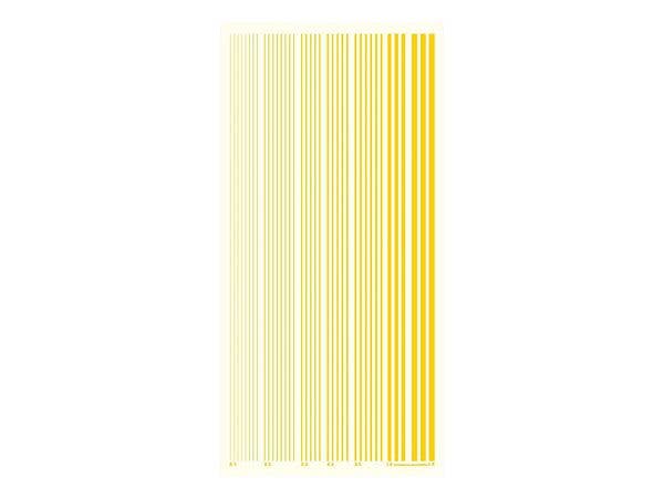 Color Line Decal Yellow