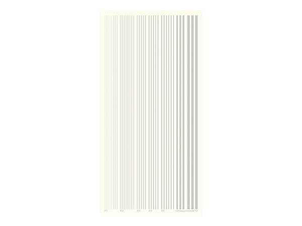 Color Line Decal Silver