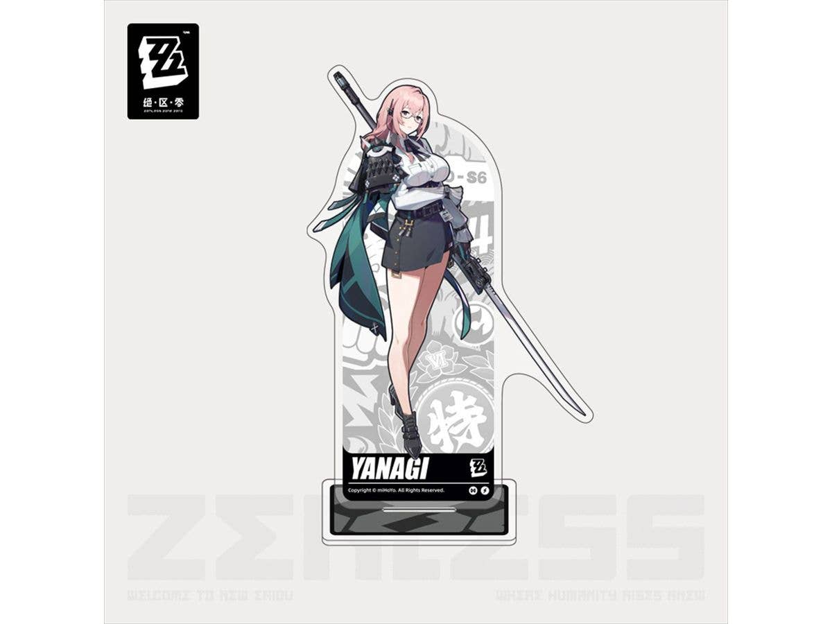Zenless Zone Zero: Character Illustration Series Acrylic Stand - vs. Hollow Section 6 - Tsukishiro Yanagi