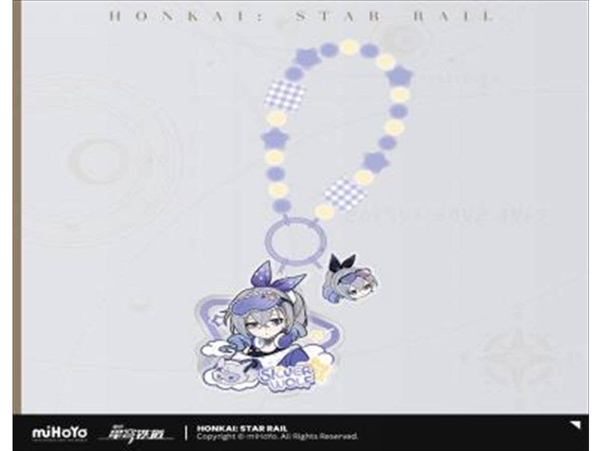 Collapse: Star Rail: Girls' Dormitory Series Acrylic Keychain - Silver Wolf